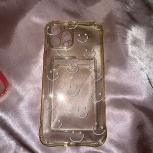 SHEIN Cream Phone Case with Playful Design